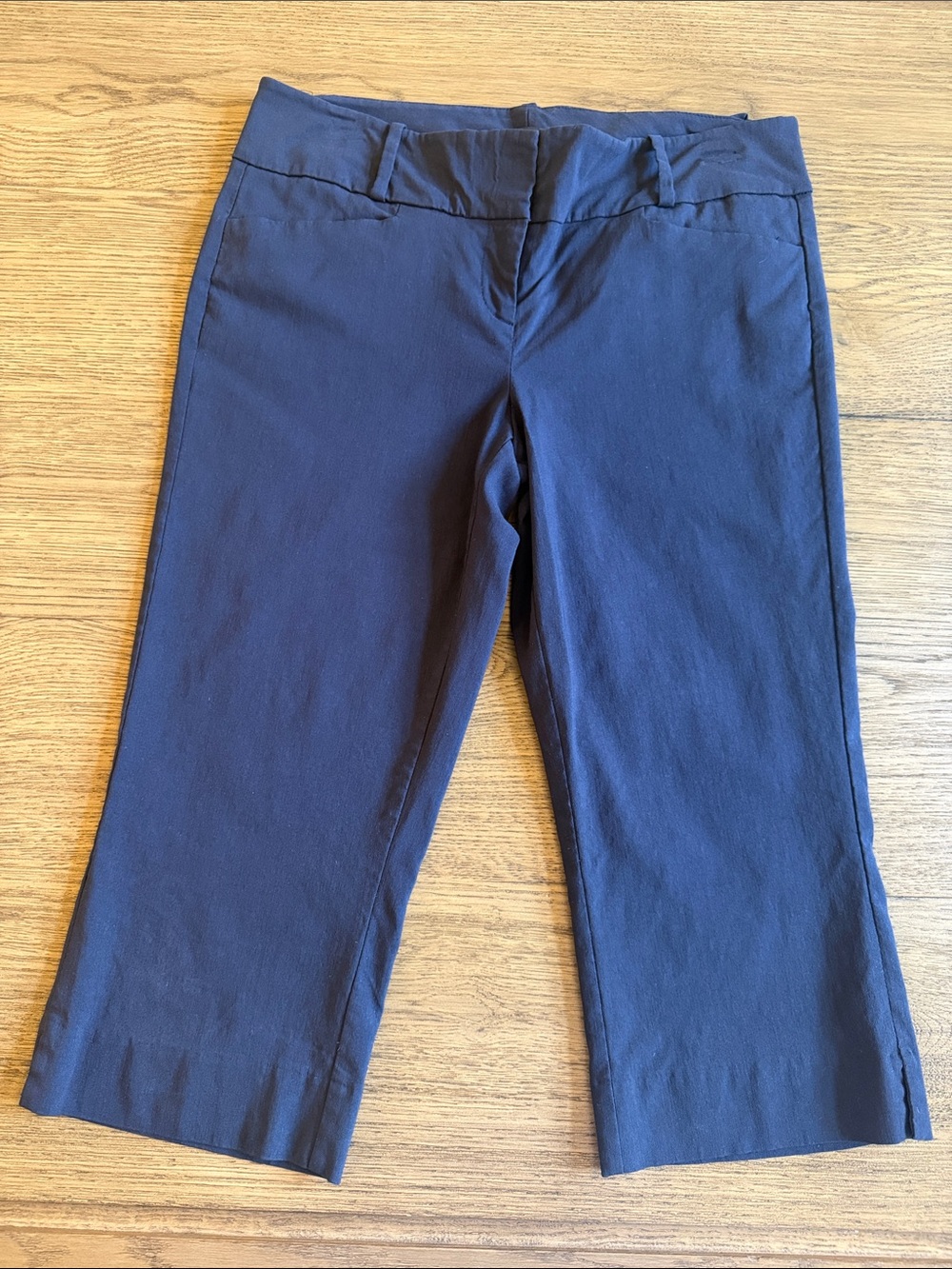 The Limited Navy Stretch Capris